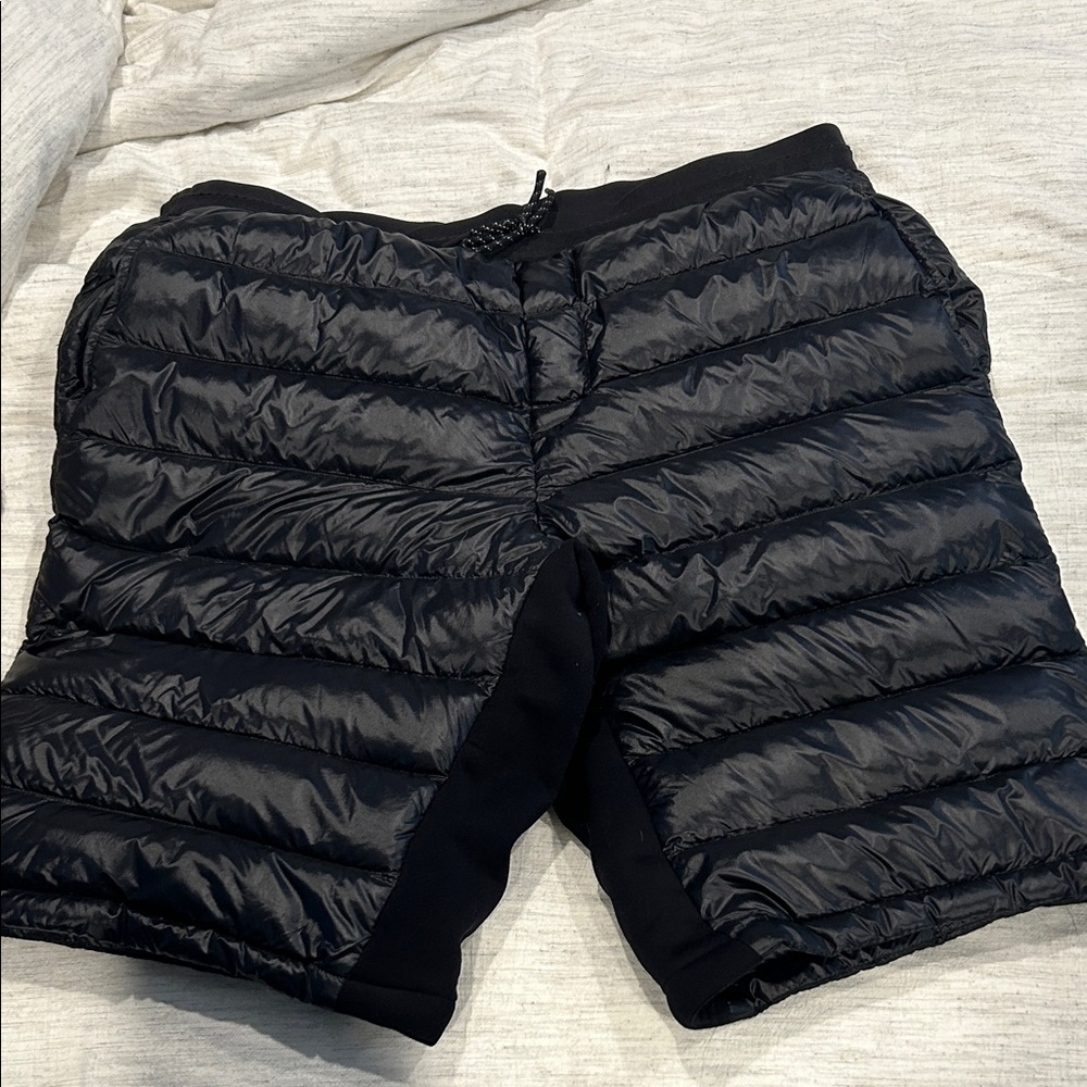 NWOT Holden Black Down Puffer Athletic Shorts